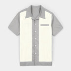 Short Sleeve Button-Up Shirt Regular Fit for Men