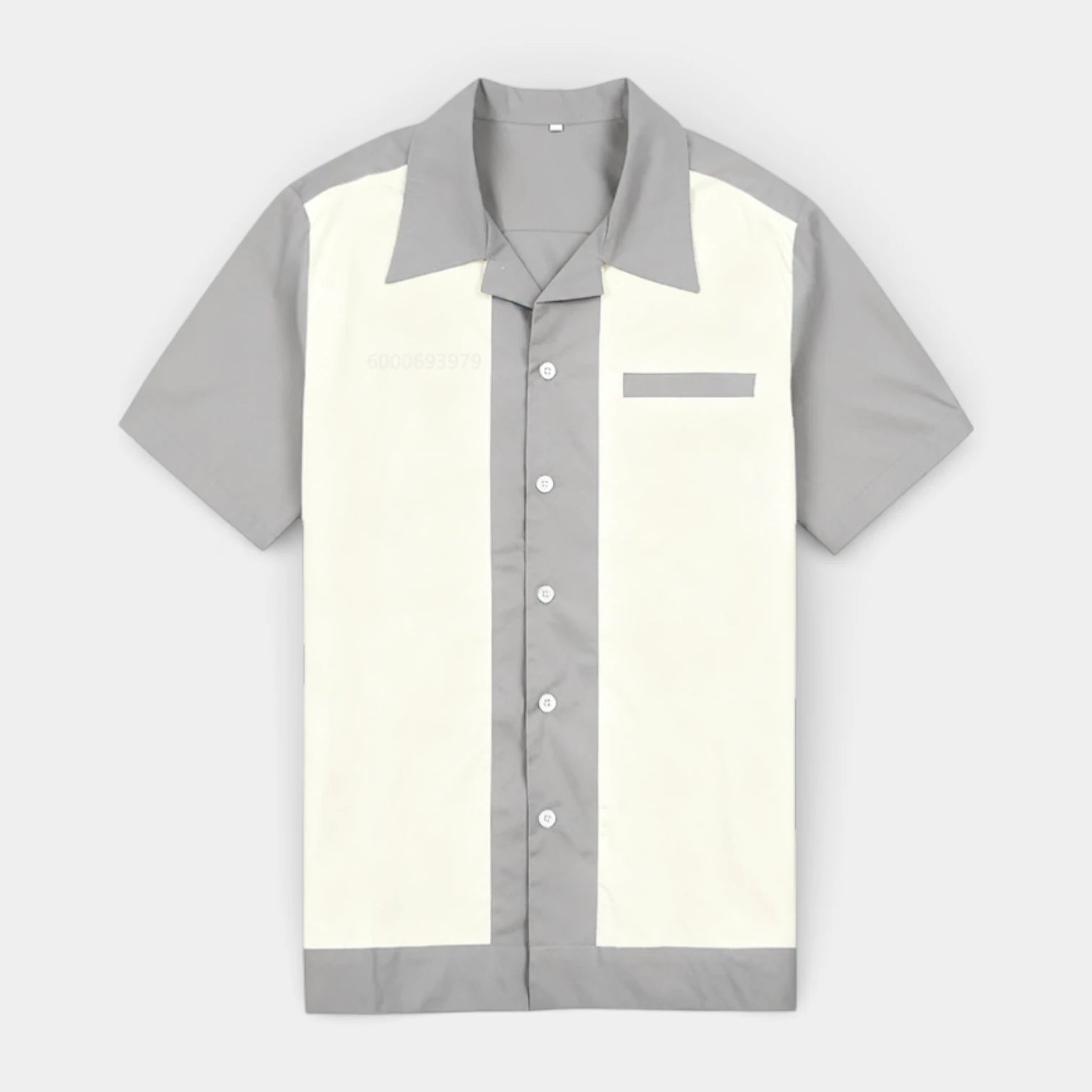 Short Sleeve Button-Up Shirt Regular Fit for Men