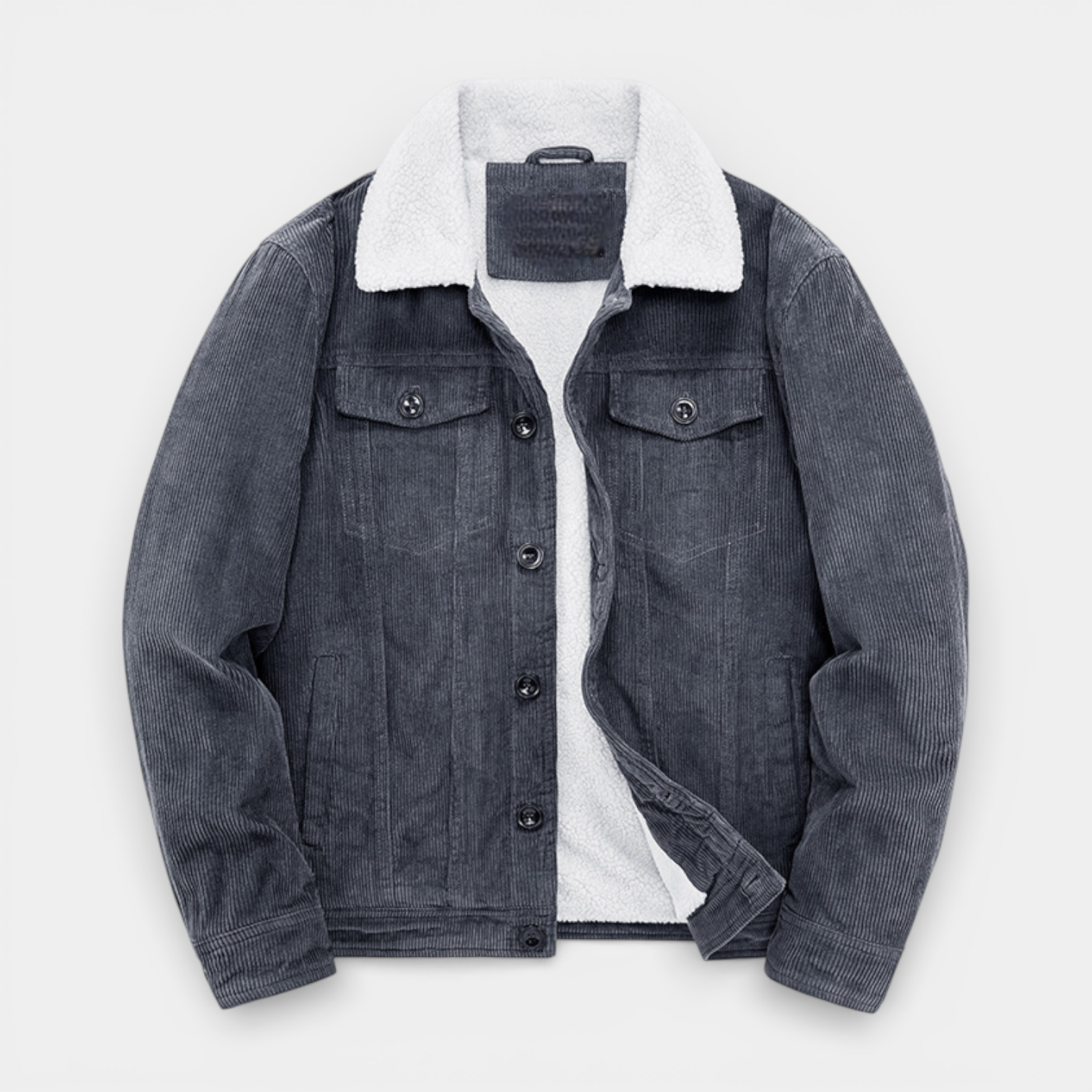 Corduroy Lined Jacket Regular Fit Structured for Men