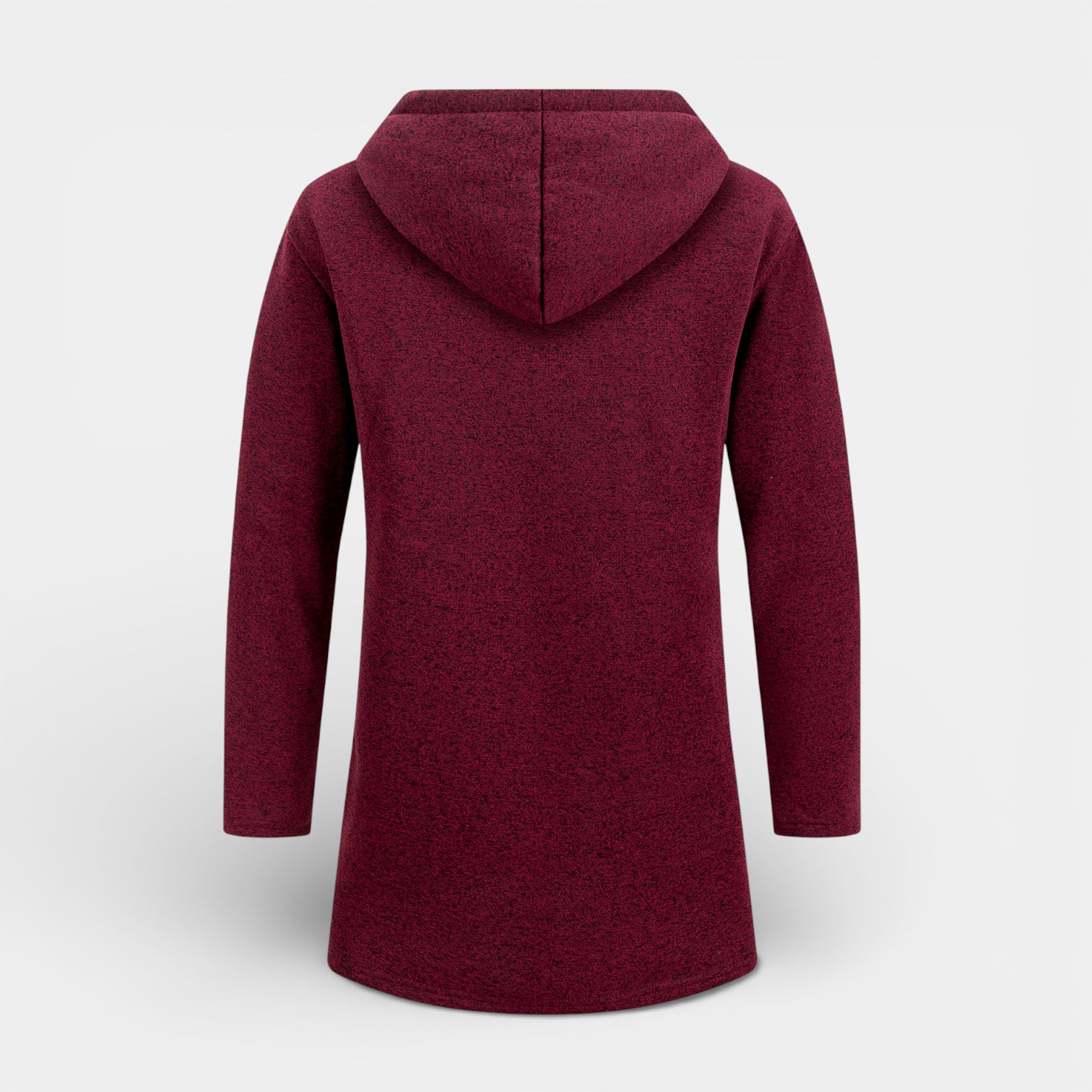 Longline Hooded Full-Zip Jacket Regular Fit for Men