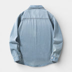 Button-Up Denim Shirt Jacket Regular Fit for Men