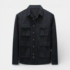 Utility Shirt Jacket Multi-Pocket Regular Fit for Men
