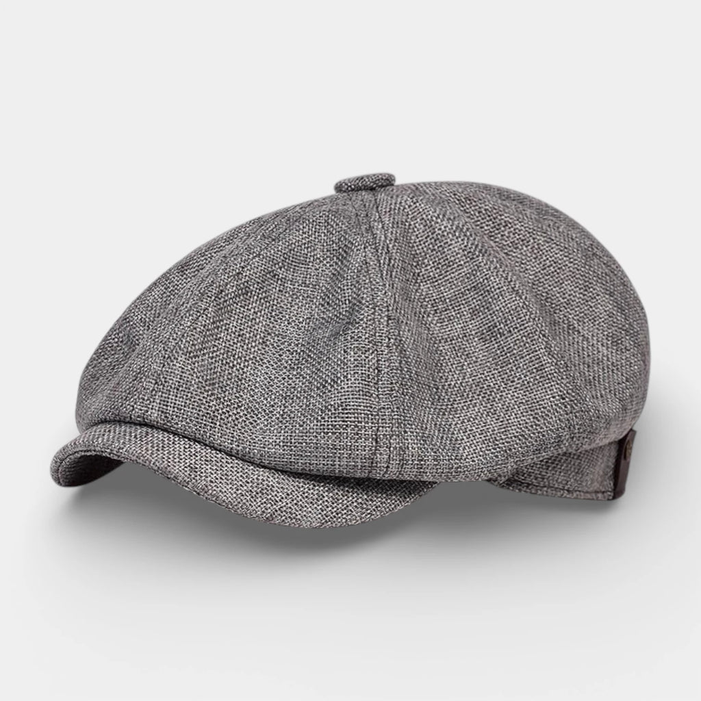 Textured Newsboy Cap Rounded Fit for Men
