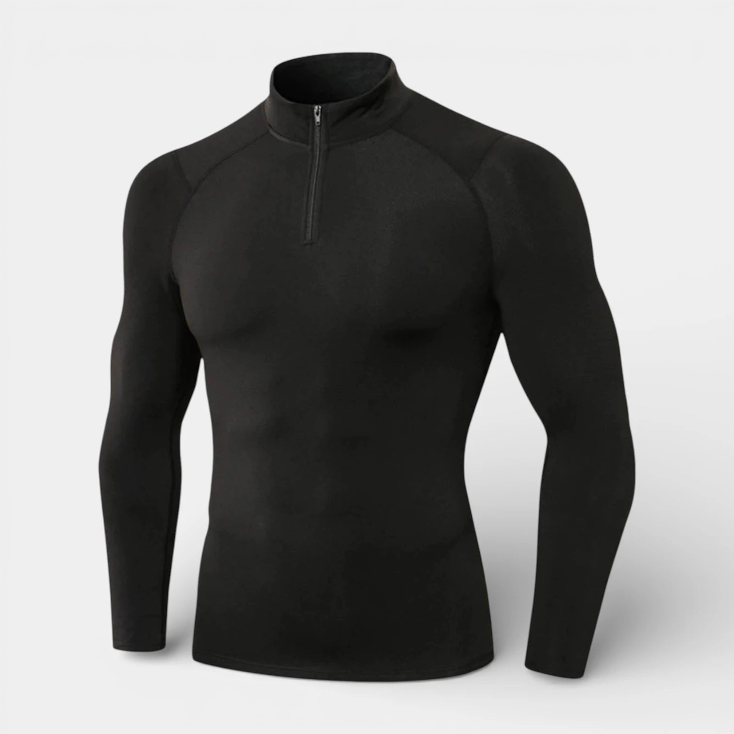 Quarter-Zip Athletic Pullover Long Sleeve for Men