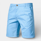 Chino Shorts Straight Fit Flat Front for Men