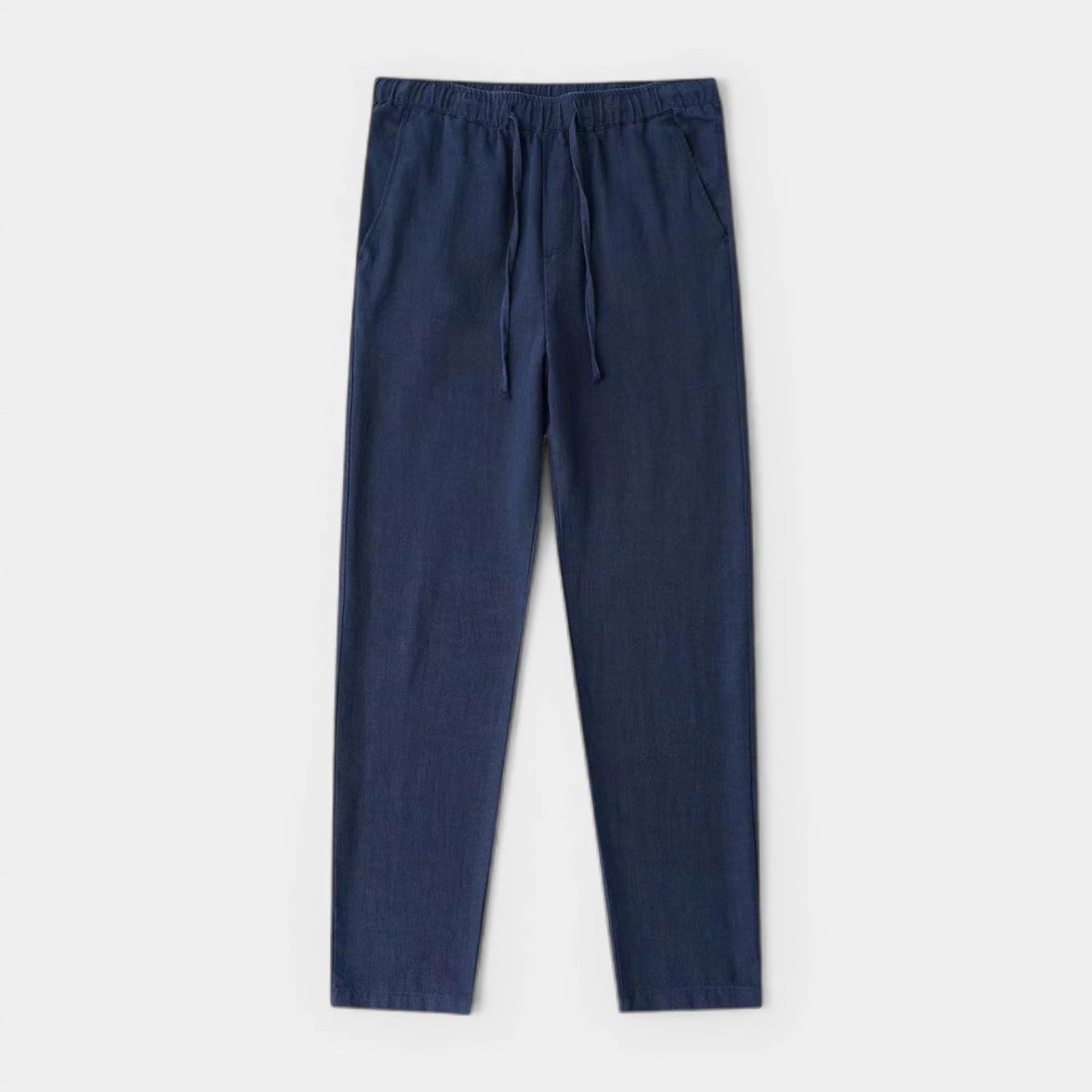 Straight Leg Drawstring Elastic Waist Pants for Men