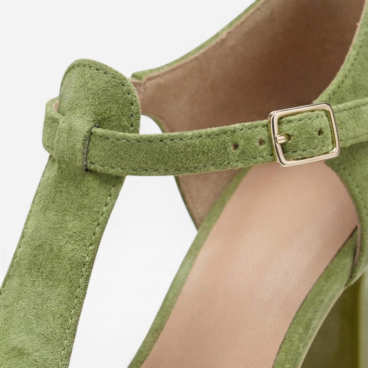 Women's Multi-Strap Vintage Block Heel Sandals