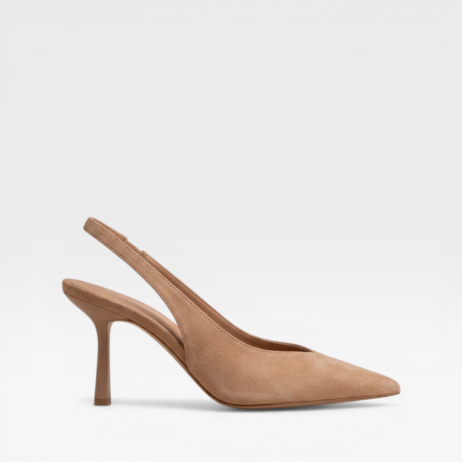 Women's Minimalist Slingback Kitten Heel Pumps