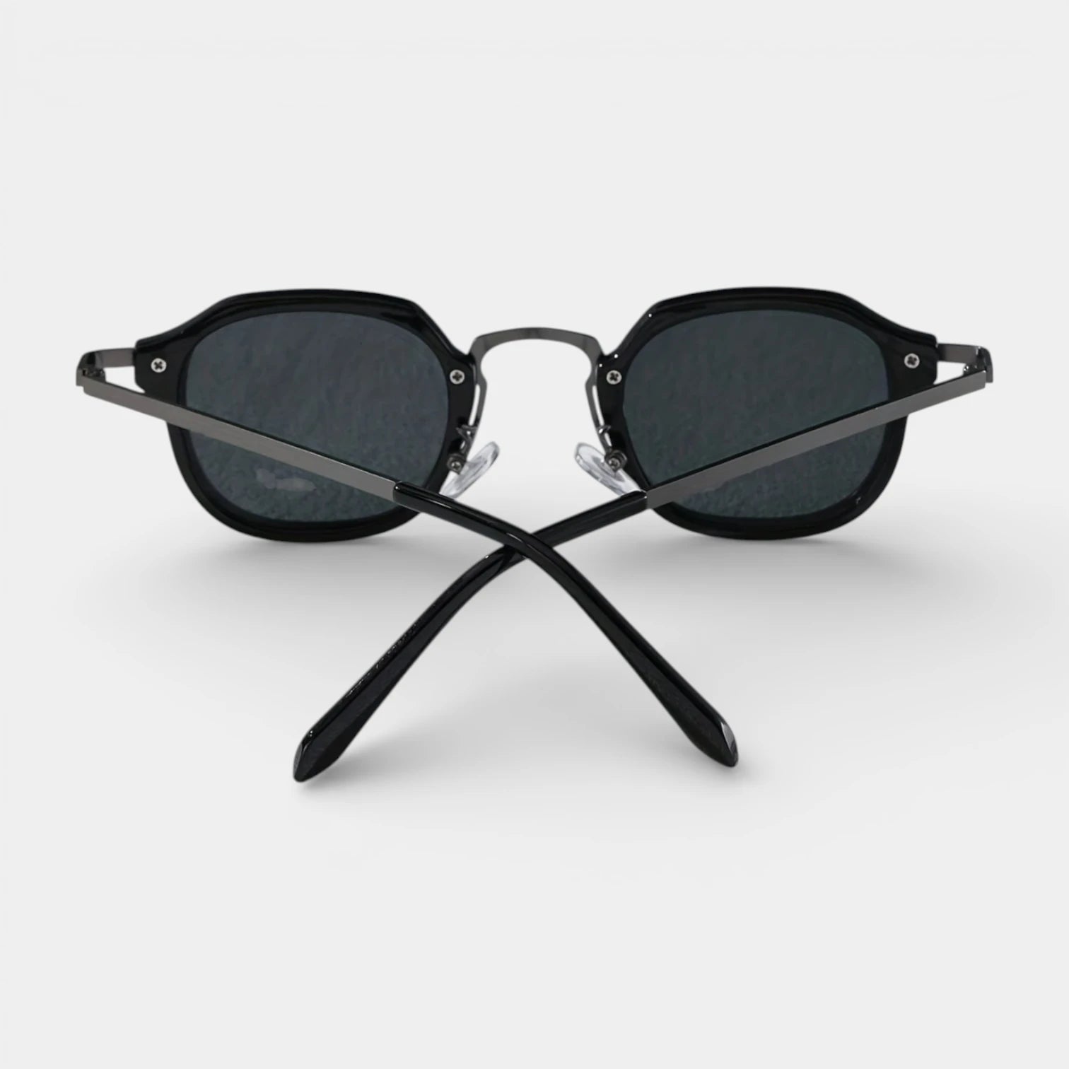 Round Frame Sunglasses Dark Tinted Lenses for Men