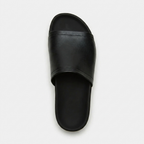 Women's Leather Chunky Flatform Slides