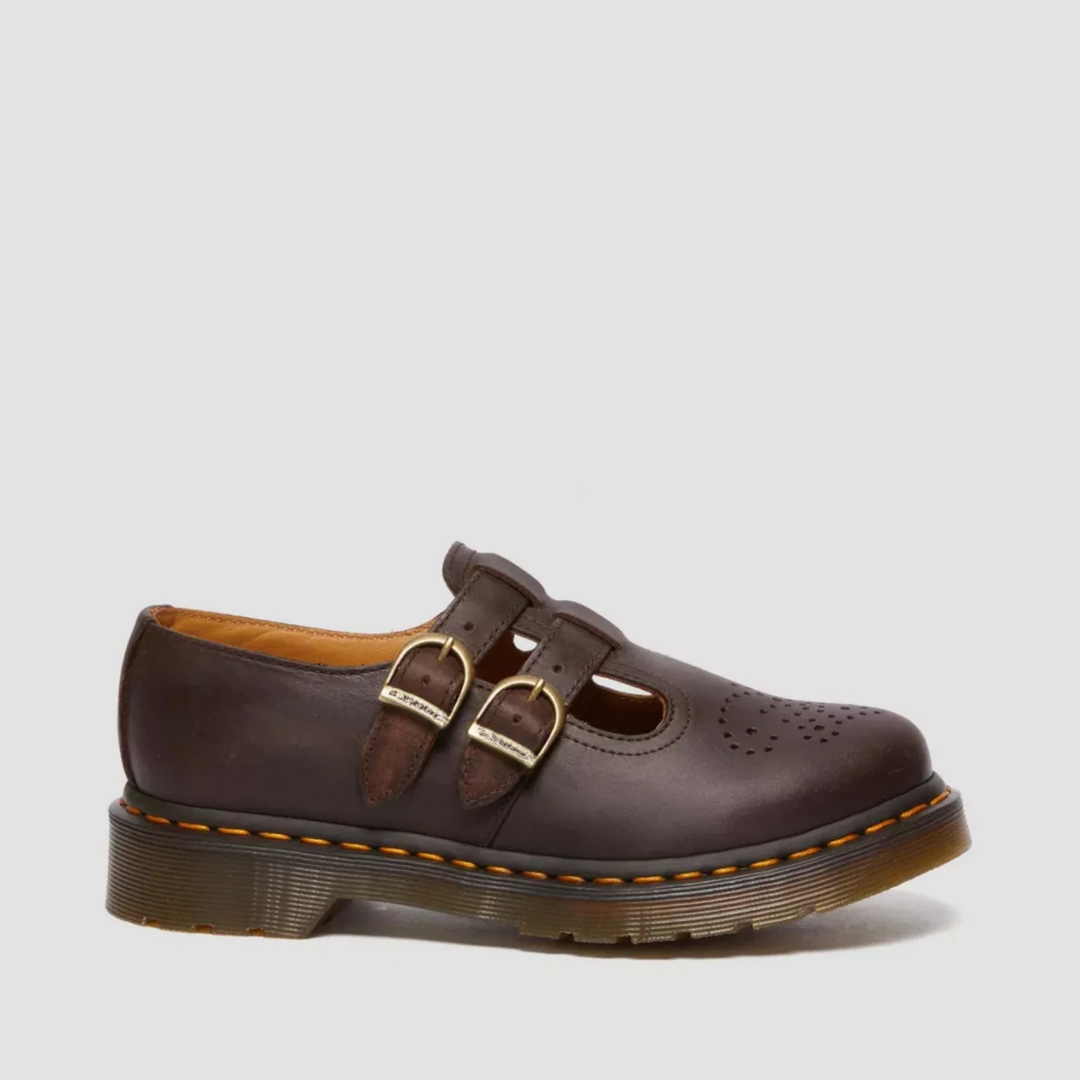 Women's Cowhide Leather Mary Jane Flats