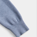 Half-Zip Knit Sweater Stand Collar Regular Fit for Men