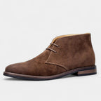 Suede Chukka Boots Two-Eyelet Lace-Up for Men