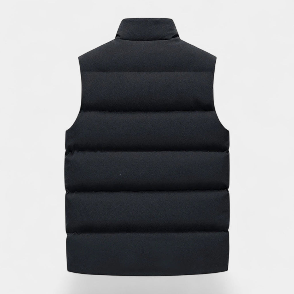 Padded Puffer Vest Regular Fit Zip-Up for Men