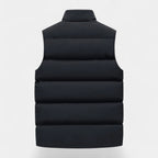 Padded Puffer Vest Regular Fit Zip-Up for Men