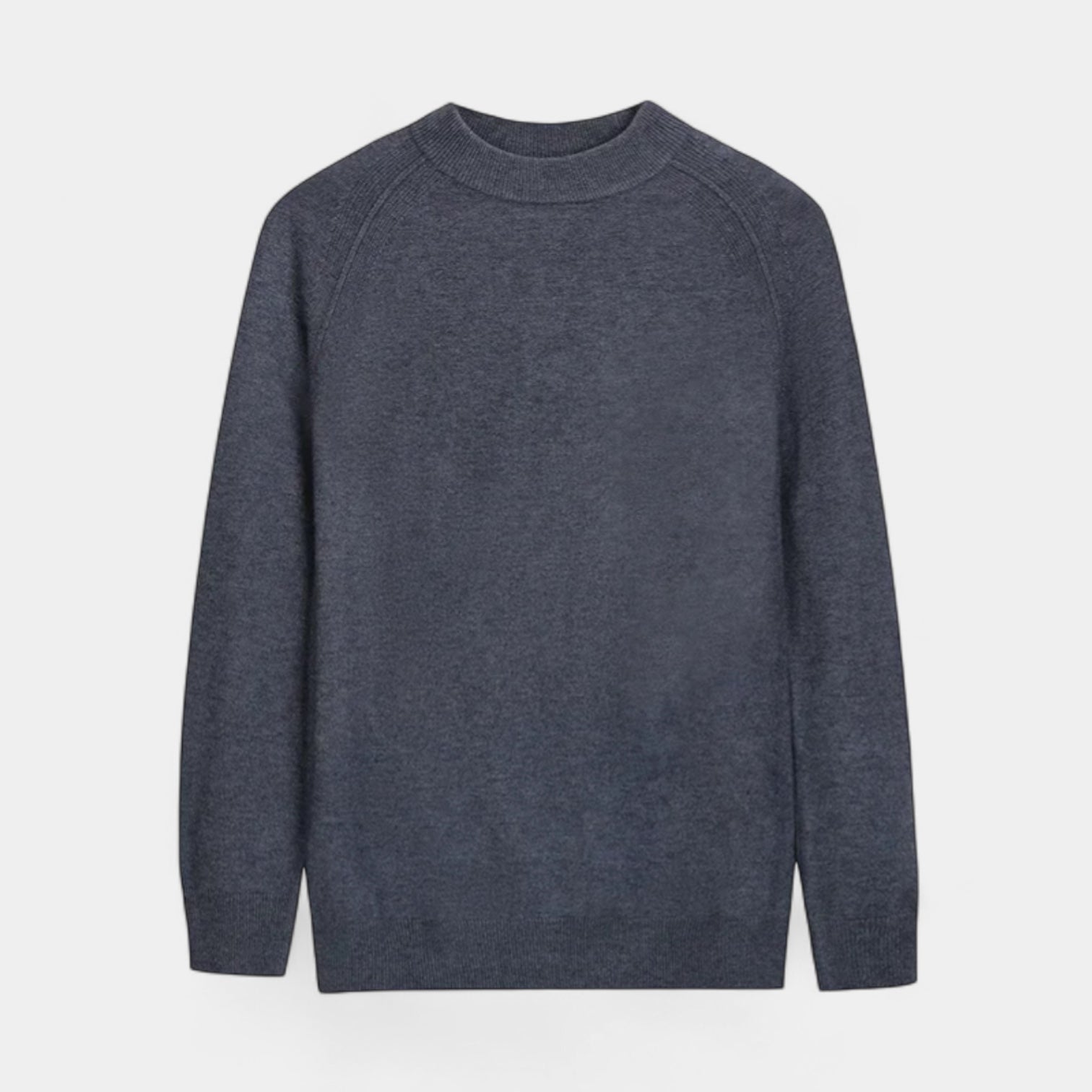 Merino Wool Half High Collar Sweater Regular Fit for Men