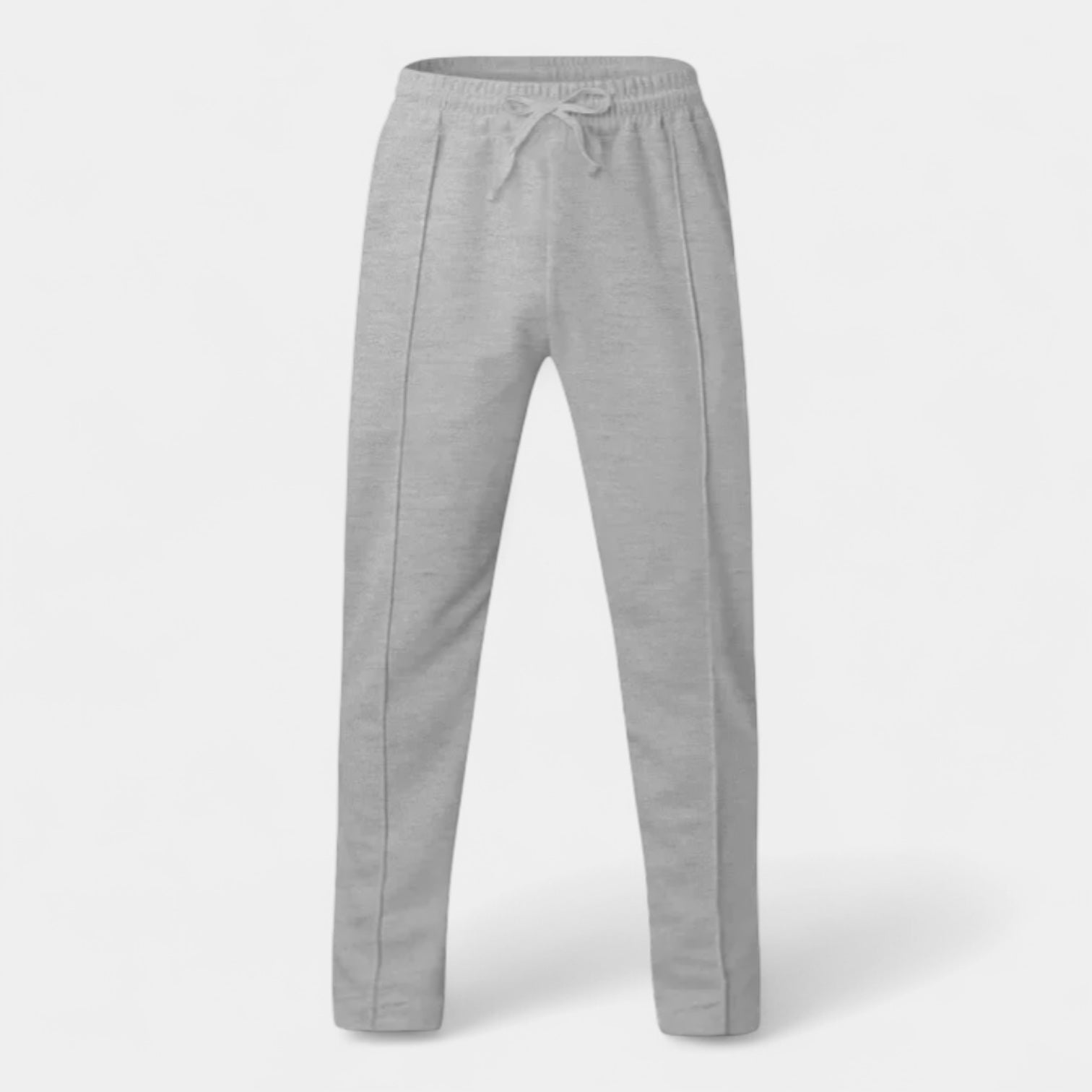 Pleated Slim Fit Joggers Stretch Drawstring for Men