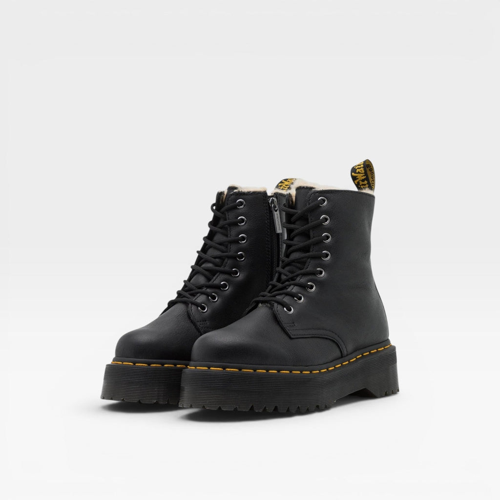 Women's Platform Combat Boots with Chunky Sole