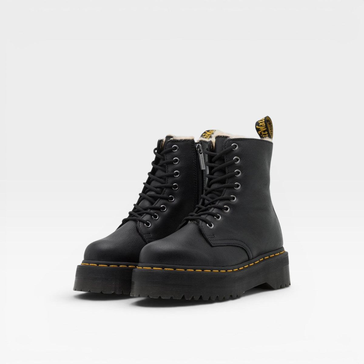Women's Platform Combat Boots with Chunky Sole