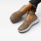 Women's Breathable Knit Slip-On Sneakers
