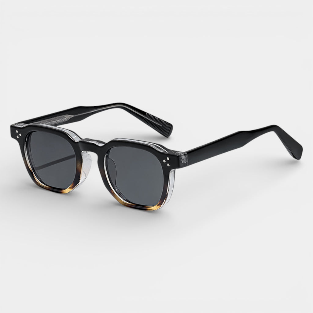 Square Frame Tinted Lens Sunglasses Full-Rim for Men