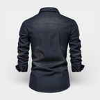 Denim Button-Up Shirt Regular Fit for Men