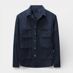 Utility Shirt Jacket Multi-Pocket Regular Fit for Men