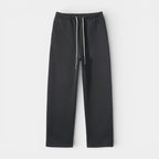 Knit Drawstring Pants Straight Leg Relaxed Fit for Men