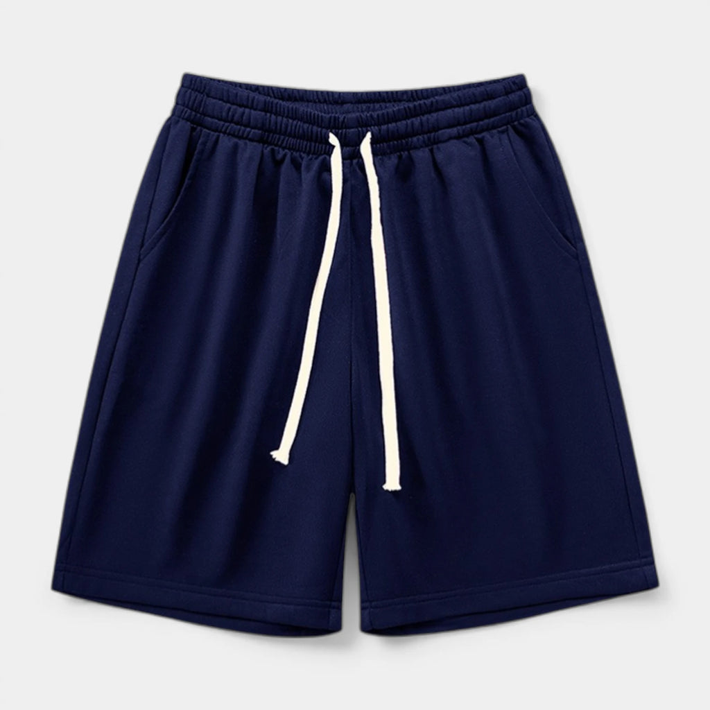 Elastic Waist Drawstring Shorts Regular Fit for Men