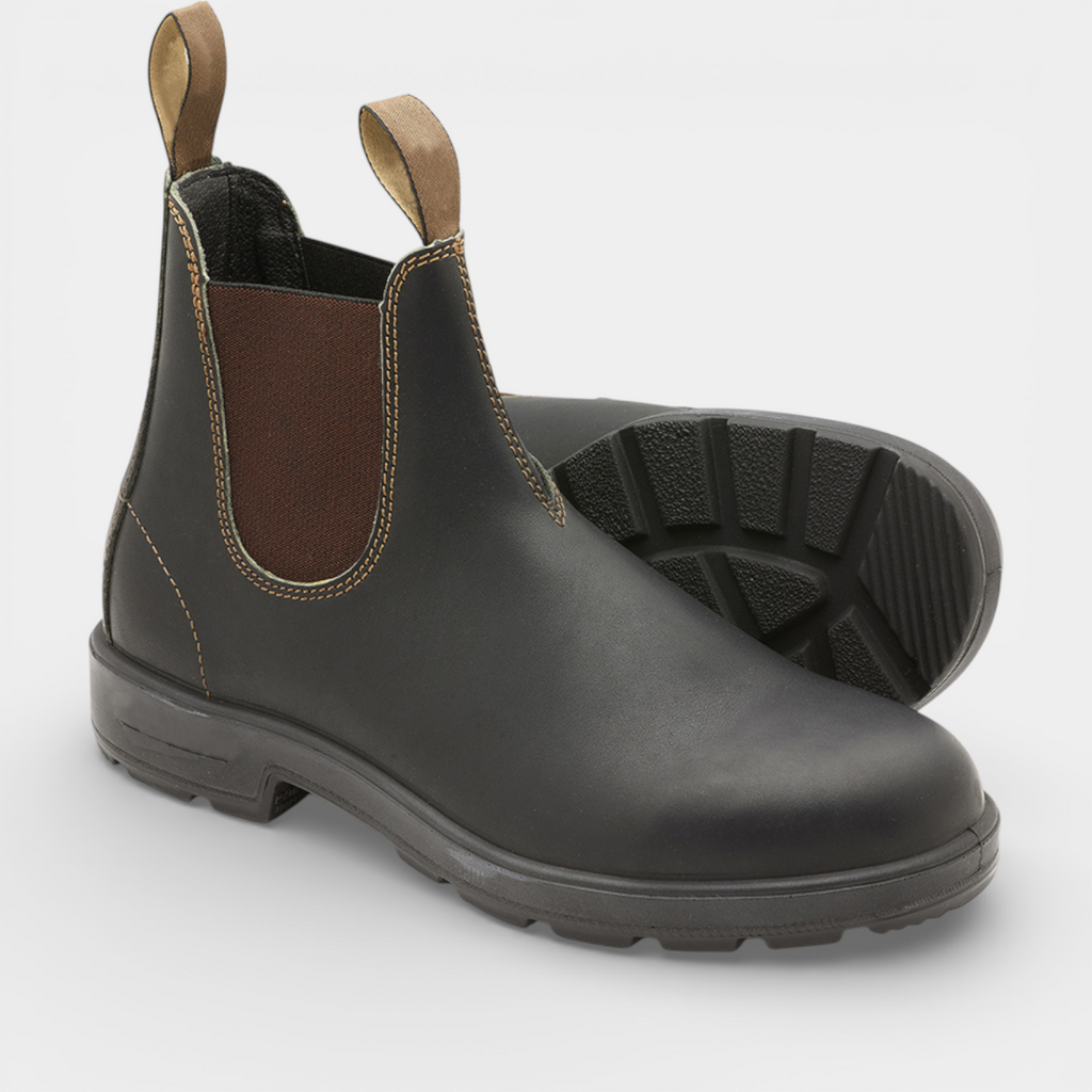 Chelsea Boots Slip-On Elastic Gore Rounded Toe for Men