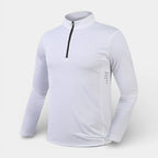 Quarter-Zip Pullover Stand Collar Long Sleeve for Men