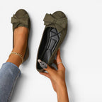Women's Soft Slip-On Bow Ballet Flats