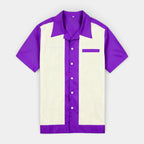 Short Sleeve Button-Up Shirt Regular Fit for Men