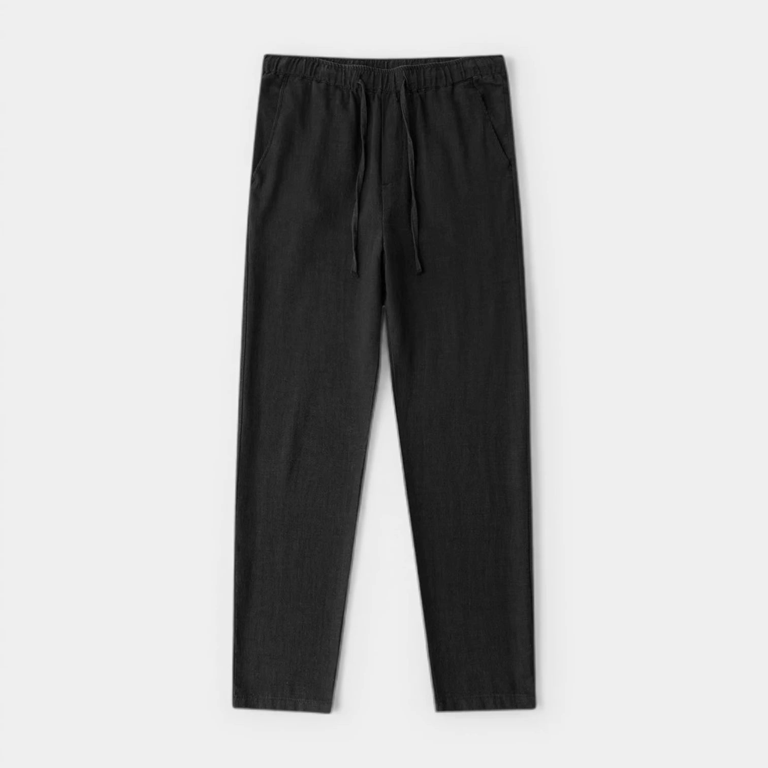 Straight Leg Drawstring Elastic Waist Pants for Men