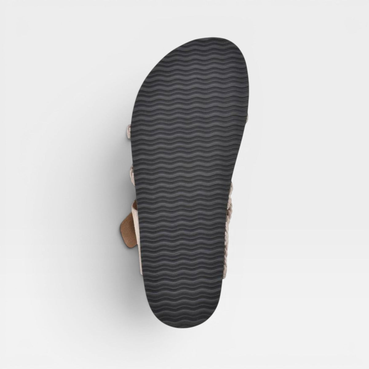 Women's Braided Strap Cork Footbed Sandals