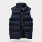 Padded Puffer Vest Regular Fit Zip-Up for Men