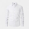 Slim Fit Cotton Blend Button-Down Dress Shirt for Men