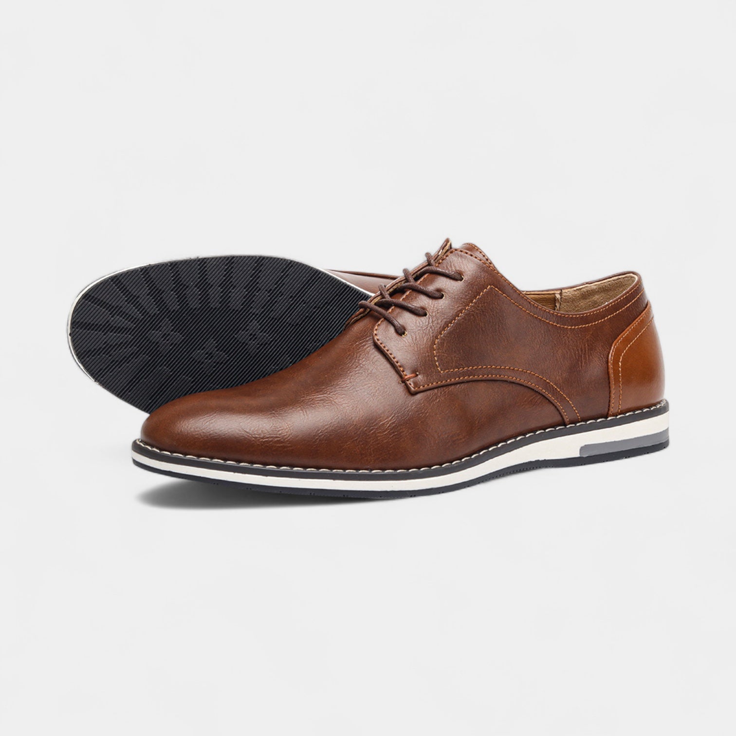 Leather Loafer Slip-On Dress Shoes for Men