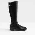 Women's Knee-High Boots with Elastic Comfort Panel