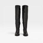 Women's Over-the-Knee Stretch-Back Flat Boots