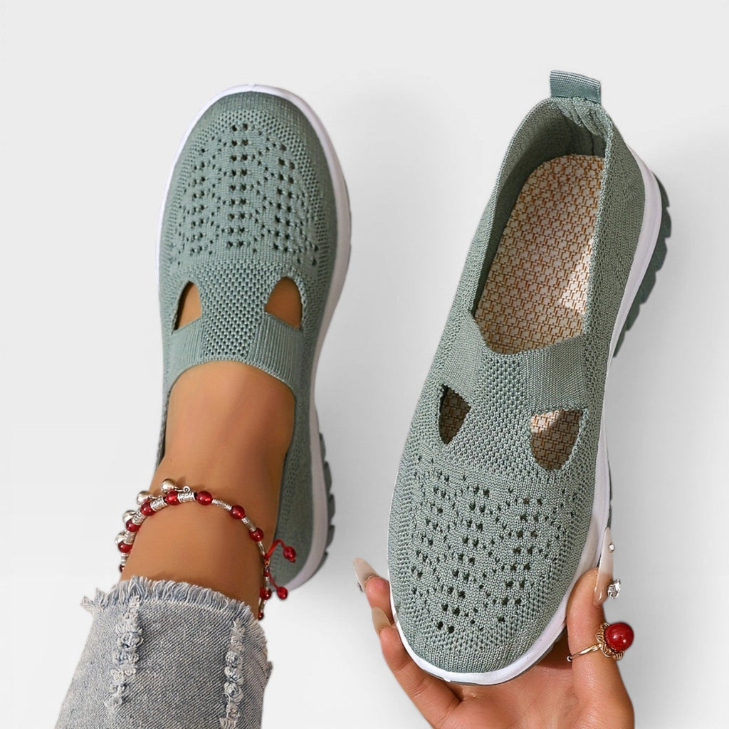 Women's Breathable Slip-On Walking Trainers