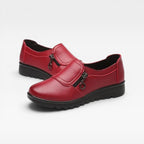 Women's Leather Loafers with Zip Detail