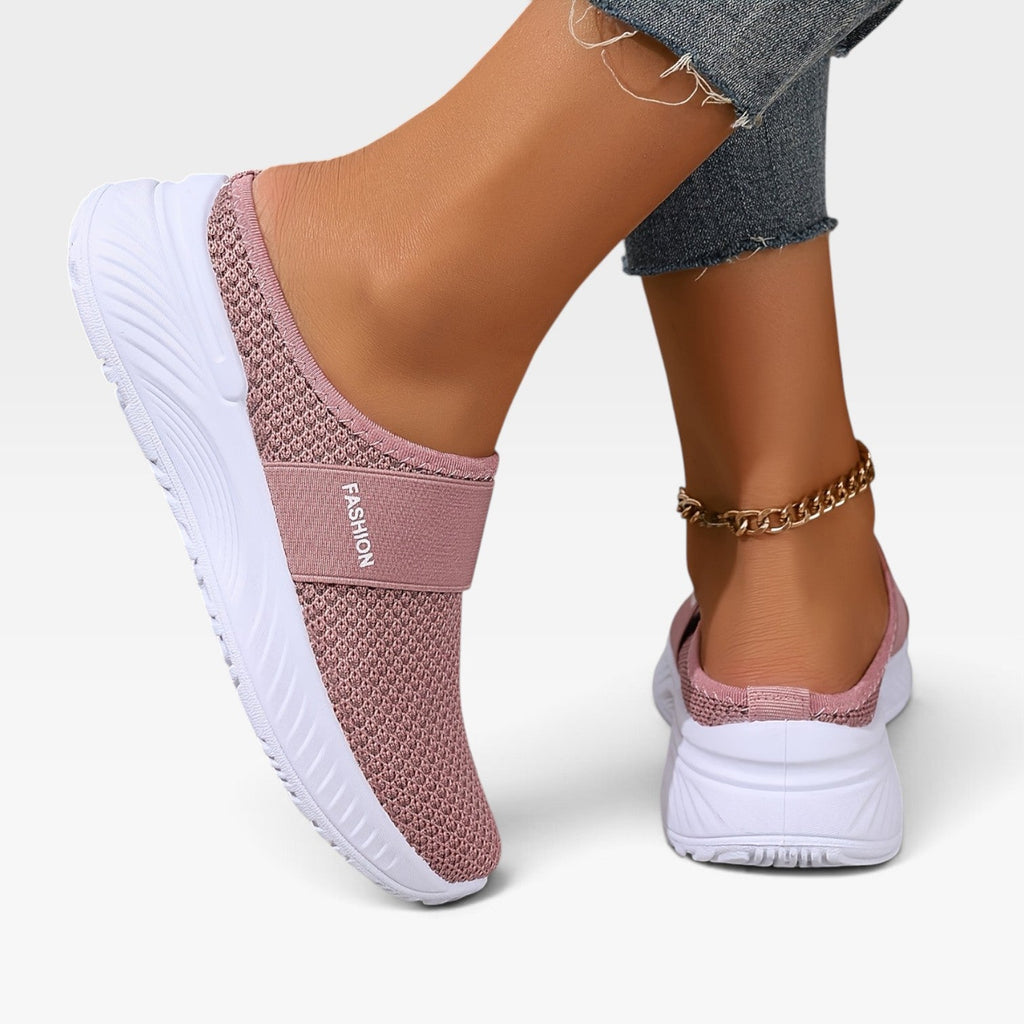 Women's Knit Slip-On Trainers with Cushioned Comfort