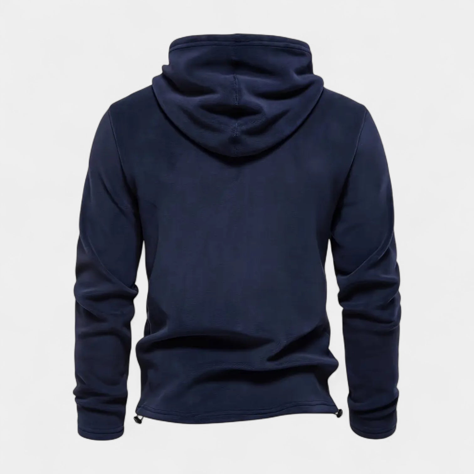 Midweight Fleece Hoodie Drawstring Regular Fit for Men