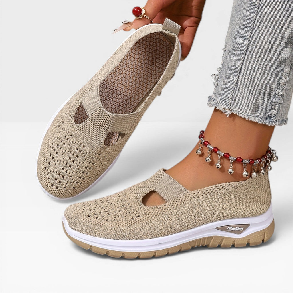 Women's Breathable Slip-On Walking Trainers