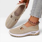Women's Breathable Slip-On Walking Trainers