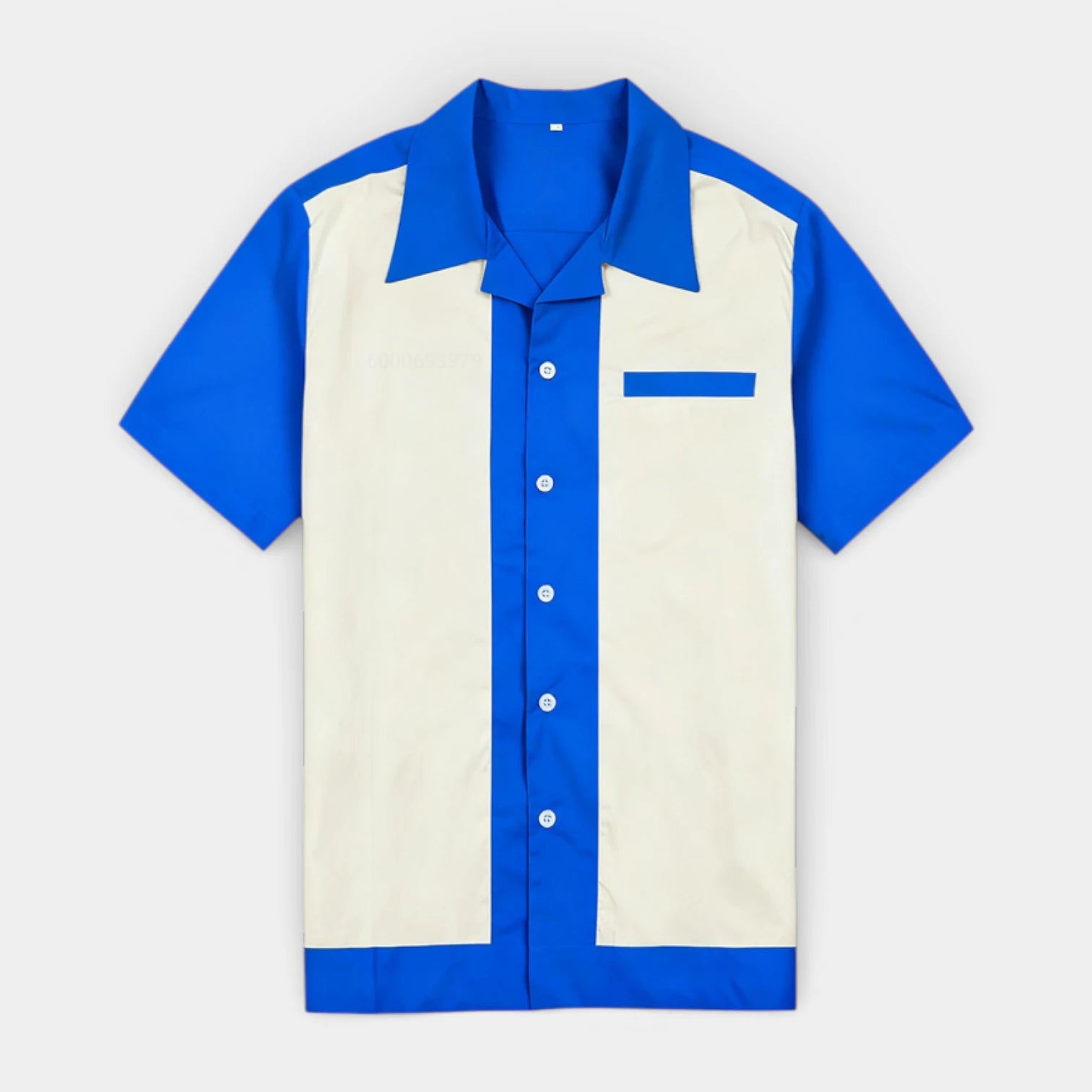 Short Sleeve Button-Up Shirt Regular Fit for Men