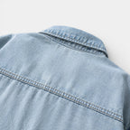 Button-Up Denim Shirt Jacket Regular Fit for Men