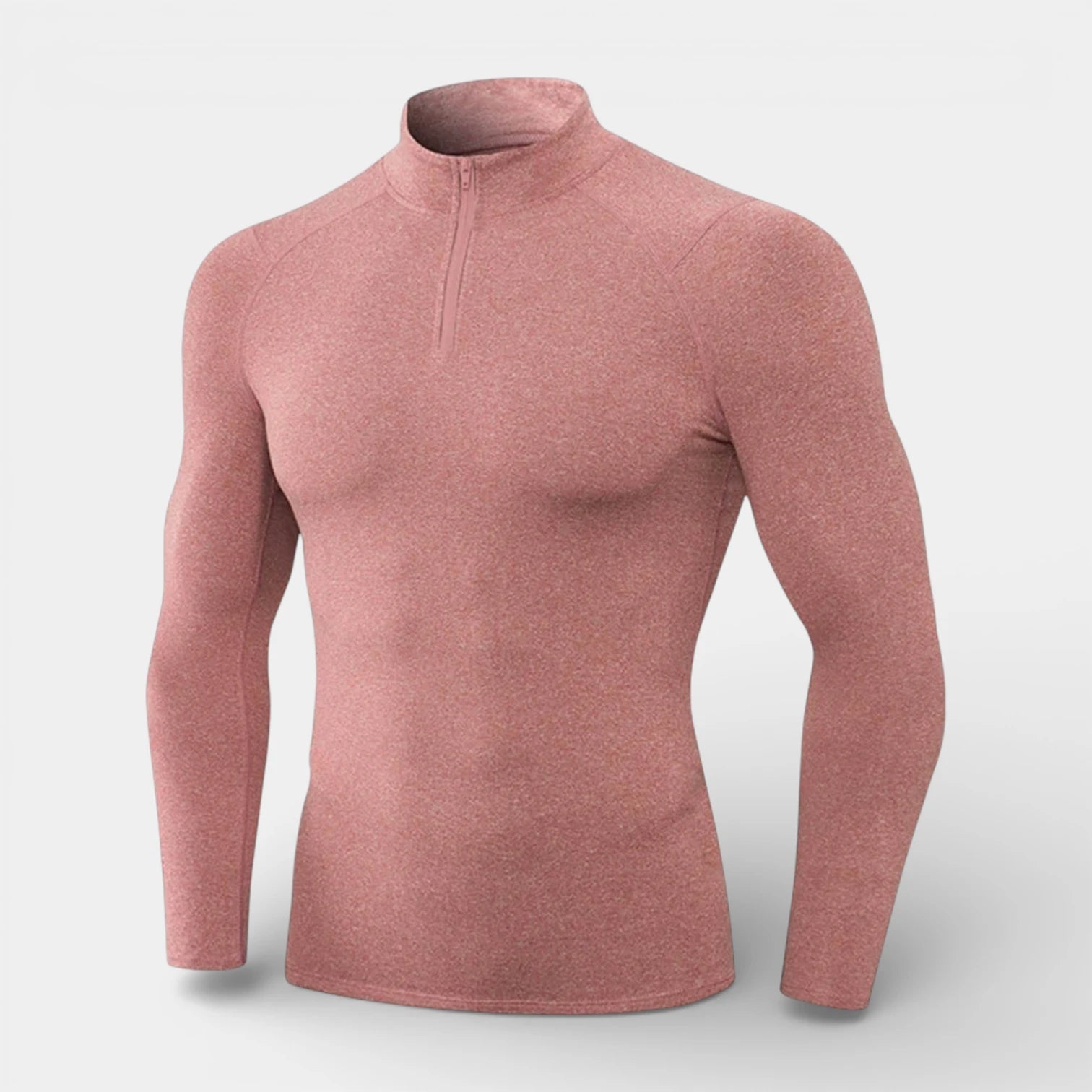 Quarter-Zip Athletic Pullover Long Sleeve for Men