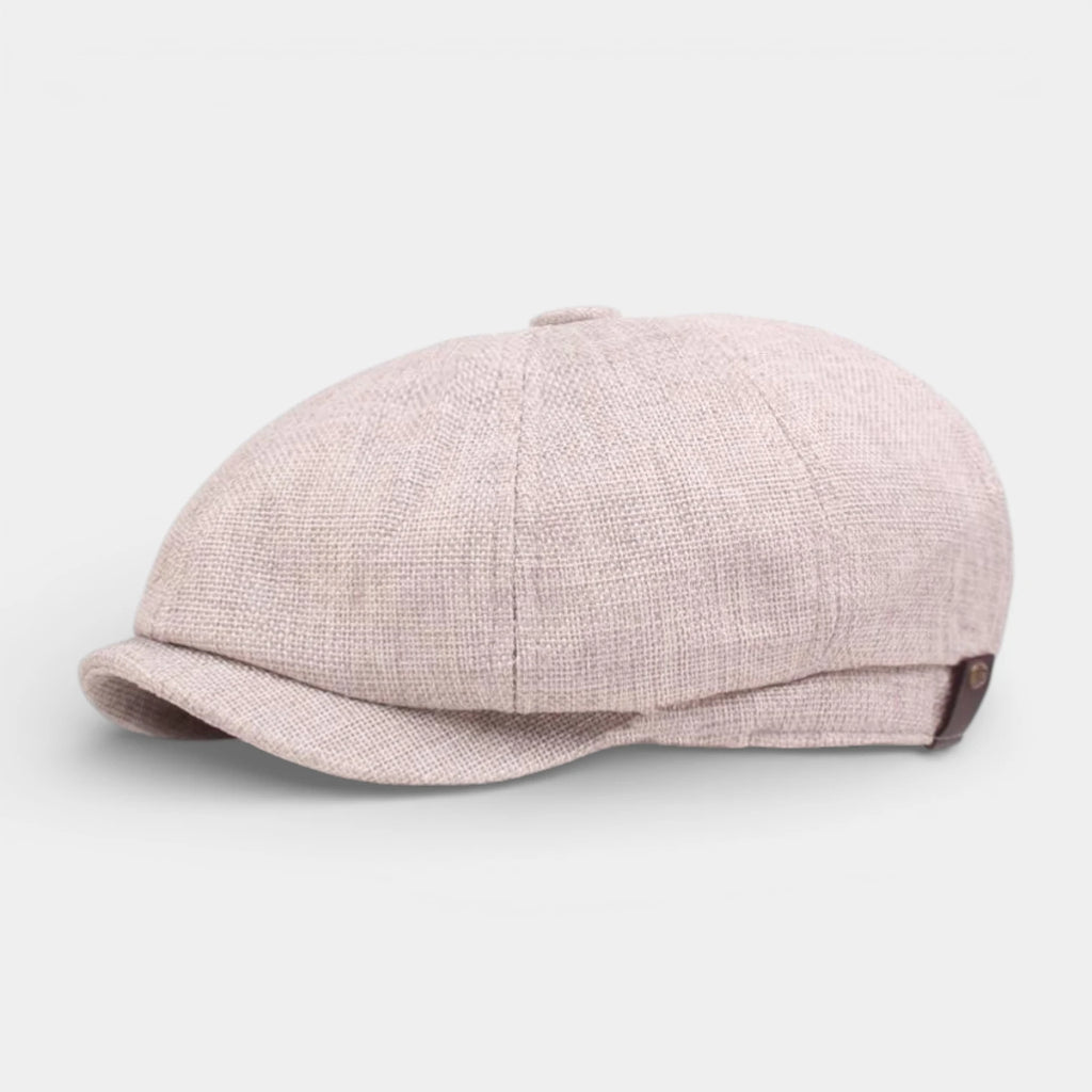 Textured Newsboy Cap Rounded Fit for Men